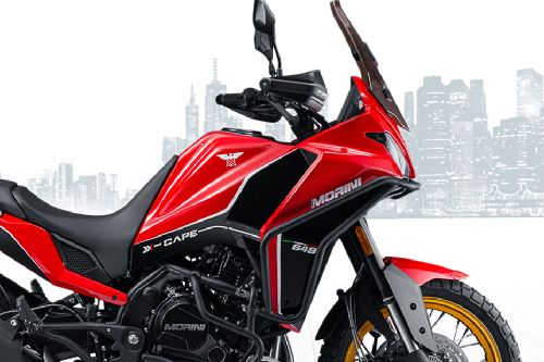 Moto Morini X-CAPE 650 Fuel Tank View