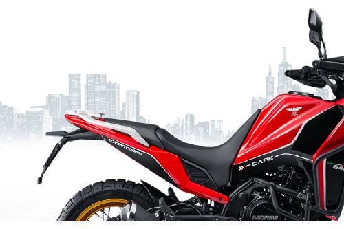 Moto Morini X-CAPE 650 Rider Seat View