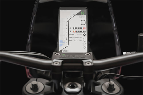 Moto Morini Alltrhike 450 Console View