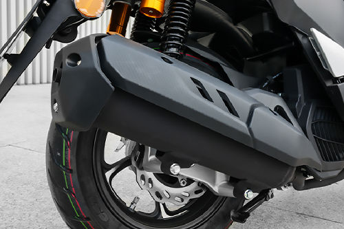 Wmoto Island 150 Exhaust View