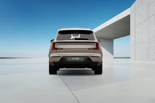 Full Rear View of Volvo EX90