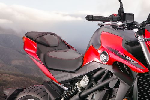 QJ Motor SRK250 Rider Seat View