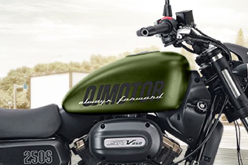 QJ Motor SRV250 Fuel Tank View