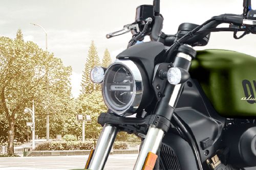 QJ Motor SRV250 Head Light View