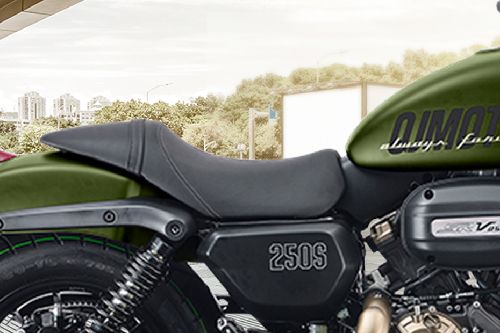 QJ Motor SRV250 Rider Seat View
