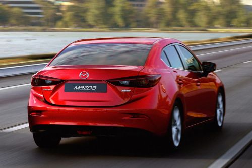 3 Sedan (2014-2018) Rear angle view