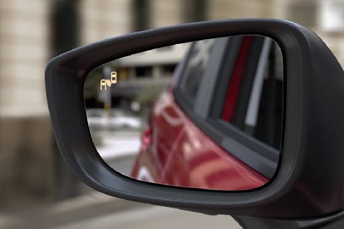 Mazda 2 Hatchback Drivers Side Mirror Rear Angle
