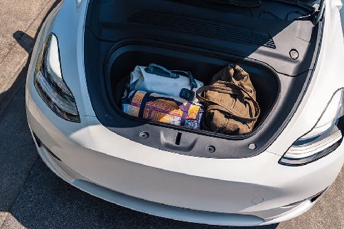 Trunk Open Closer View of Model Y