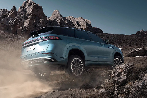 J8 Rear Low Angle View