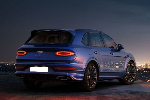 Bentayga Rear angle view