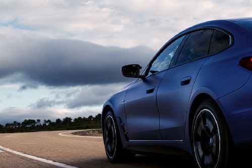 BMW i4 M50 Drivers Side Mirror Rear Angle