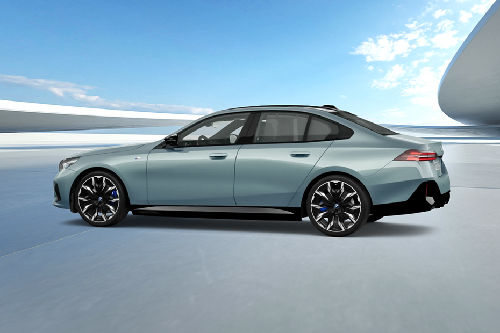 Rear Cross View of BMW i5