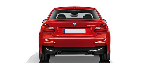 Full Rear View of BMW 2 Series Coupe