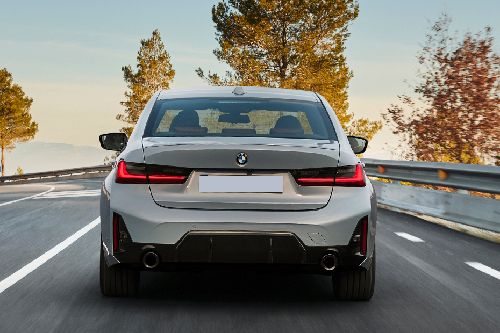 Full Rear View of BMW 3 Series Sedan