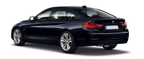 Rear Cross Side View of BMW 4 Series Gran Coupe