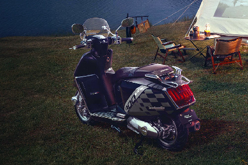 Lambretta X300 GT Slant Back Side View Right