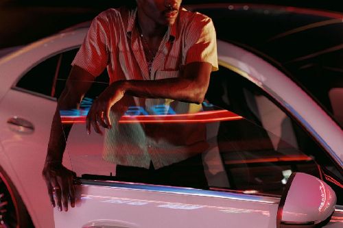 Mercedes Benz CLA-Class Coupe Perspective View( Doors Open)