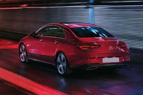 Rear Medium View of Mercedes Benz CLA-Class Coupe