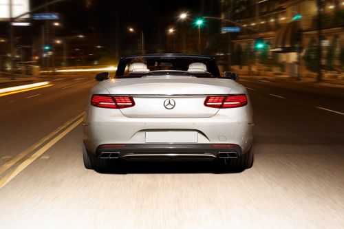 Full Rear View of Mercedes Benz S-Class Cabriolet