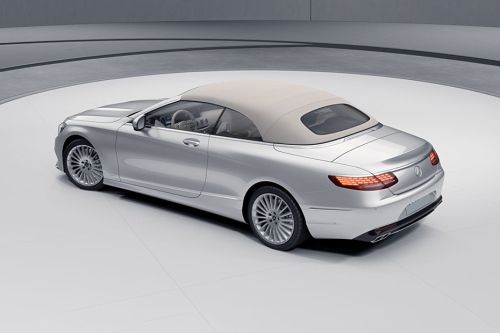 Rear Cross Side View of Mercedes Benz S-Class Cabriolet
