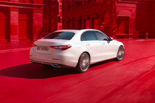 C-Class Saloon Rear angle view