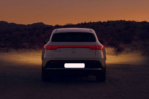 Full Rear View of Mercedes Benz EQC