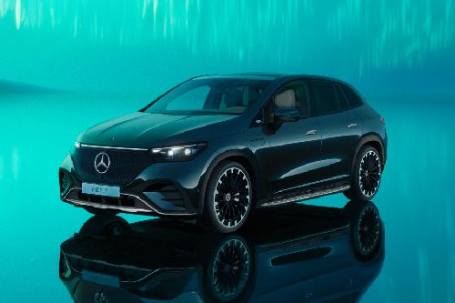 Mercedes Benz EQE SUV Front Side View