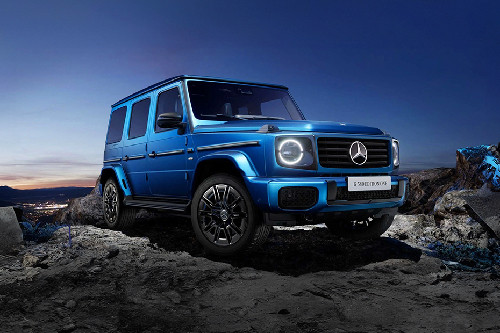 G-Class Electric Front angle low view