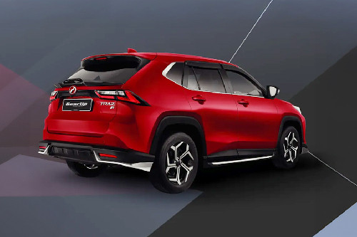 Traz Rear angle view