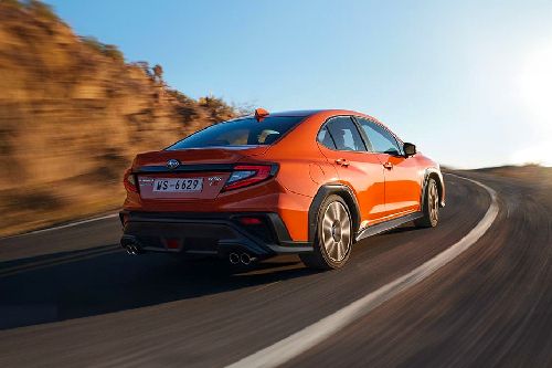 WRX Sedan Rear angle view