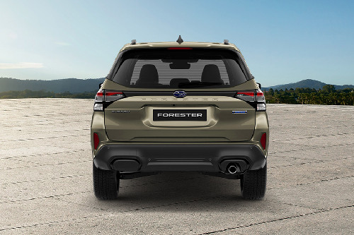 Full Rear View of Subaru Forester