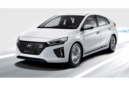 Ioniq Hybrid Front angle low view
