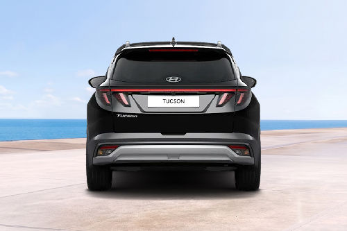 Full Rear View of Hyundai Tucson