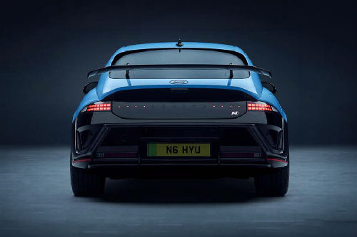 Full Rear View of Hyundai Ioniq 6 N