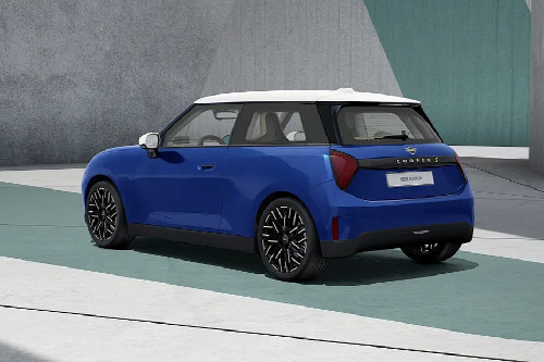 Rear Cross Side View of MINI Electric