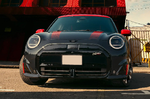 John Cooper Works Tilted Front View