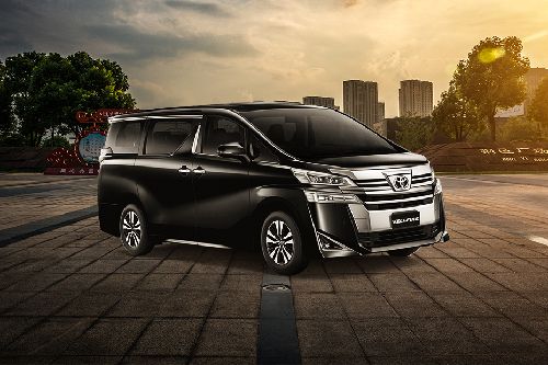 Vellfire Front angle low view