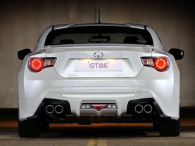 Full Rear View of Toyota 86
