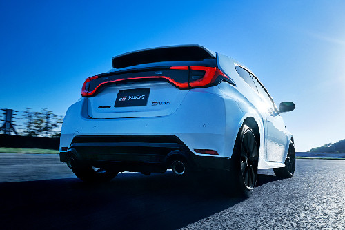GR Yaris Rear Low Angle View