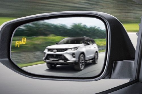 Toyota Fortuner Drivers Side Mirror Rear Angle