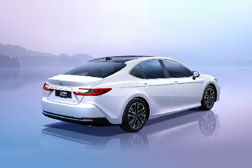 Camry Hybrid Rear angle view