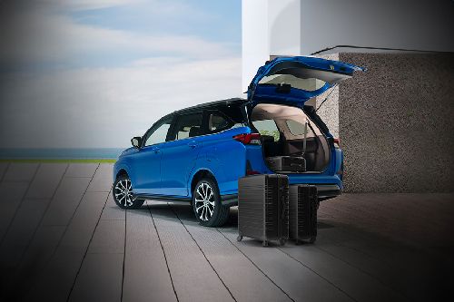 Trunk Open Closer View of Veloz