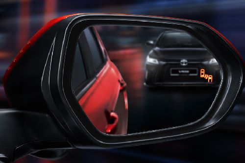 Toyota Vios Drivers Side Mirror Rear Angle