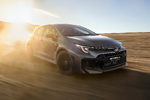 Toyota GR Corolla Front Cross Side View