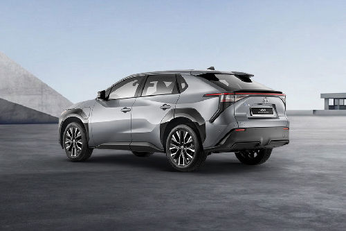 Rear Medium View of Toyota bZ4X