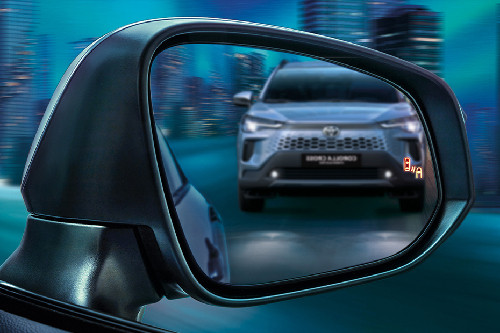 Toyota Corolla Cross Hybrid Drivers Side Mirror Rear Angle