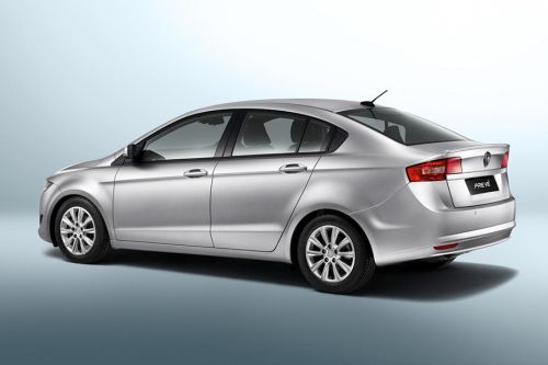 Rear Cross Side View of Proton Preve (2012-2018)