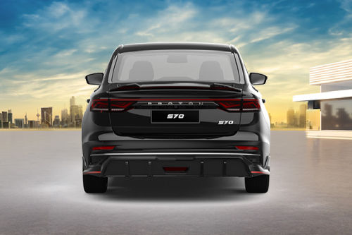 Full Rear View of Proton S70