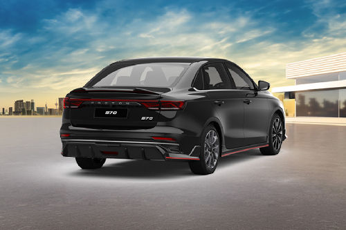 S70 Rear angle view