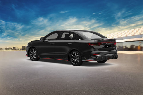 Rear Cross Side View of Proton S70